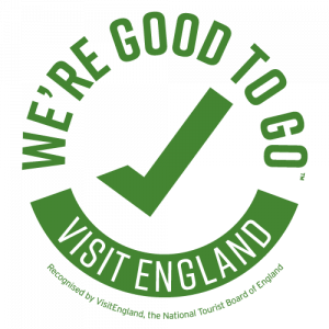 We're Good To Go Logo from Visit England COVID-19 Industry Standard